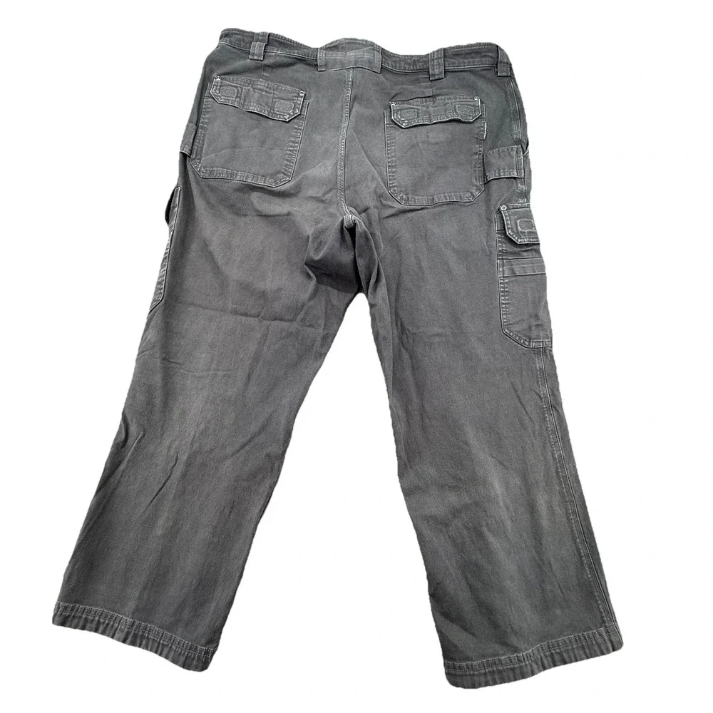 Duluth‎ Trading Flex Fire Hose Cargo Pants Mens Blue Gray Workwear Utility 44x30